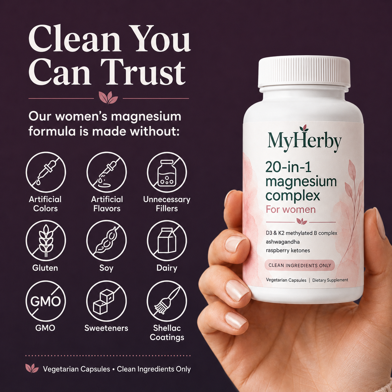 MyHerby · 20-in-1 Magnesium Complex for Women