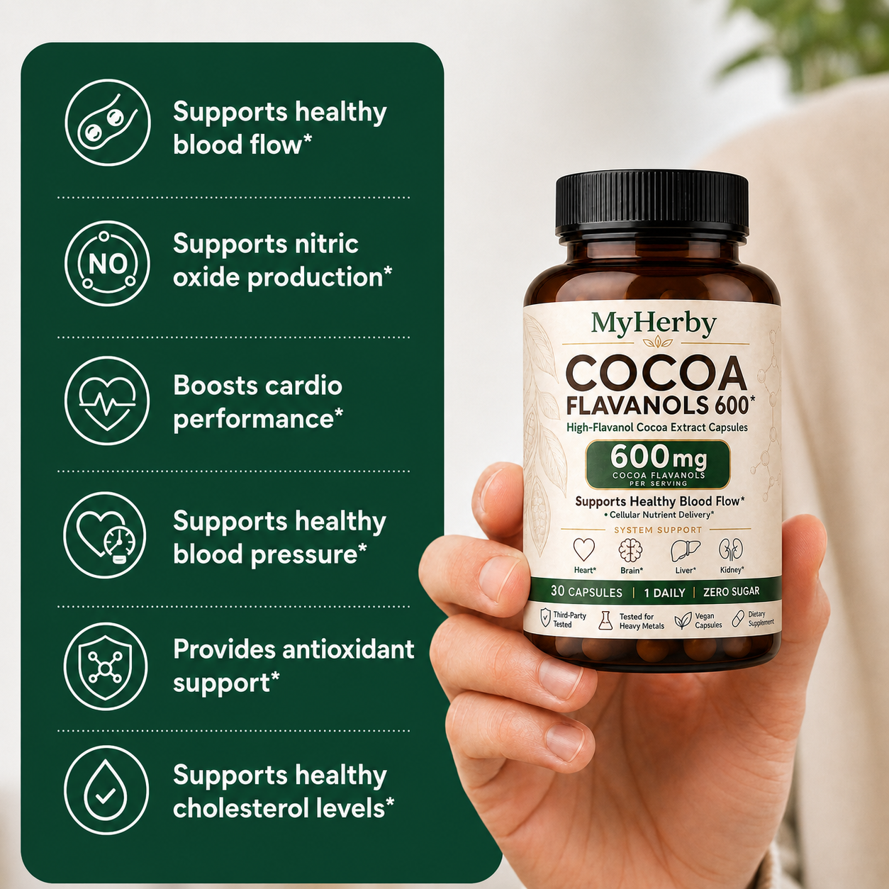 MyHerby - Cocoa Flavanols & Flavonoids